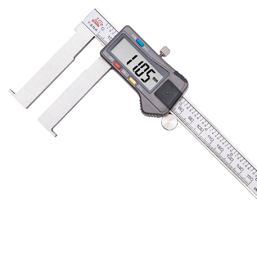 桂林桂量内沟槽数显卡尺(扁头测头)