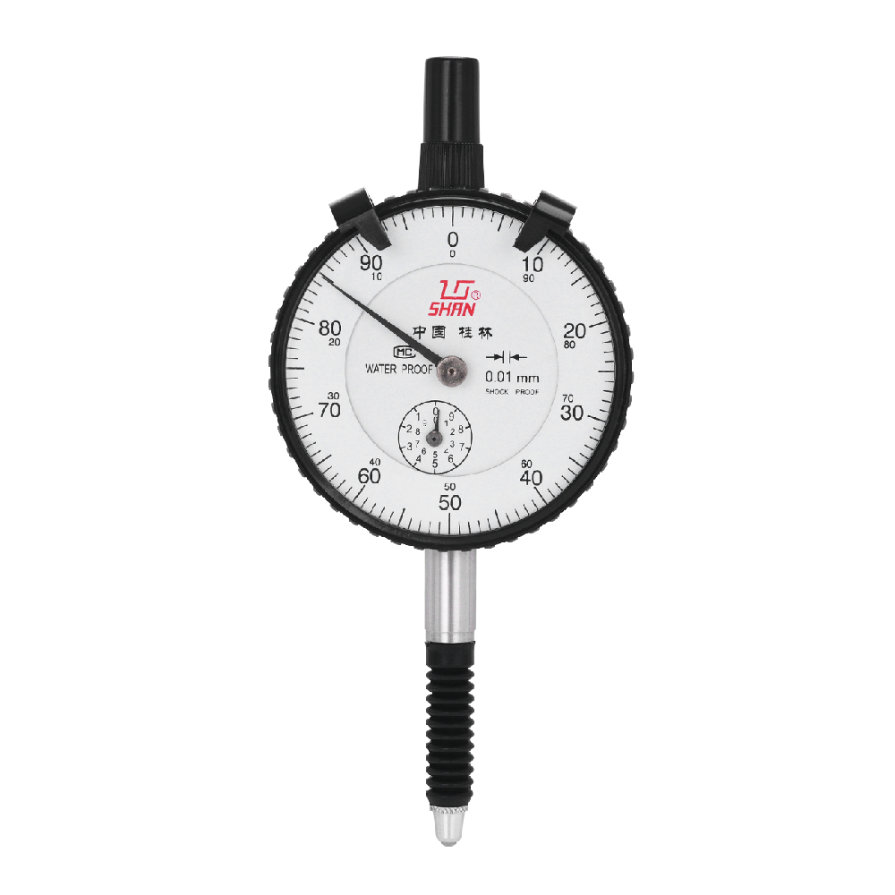 桂林桂量带钻防震防尘防水百分表